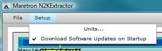 4 Updating N2KExtractor To be updated requires that the computer running N2KExtractor is connected to the Internet.