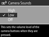 Setting automatic audio recording You can choose to turn automatic audio recording on or off. 1 Select Audio Record in the Setup menu. The Audio Record screen appears.