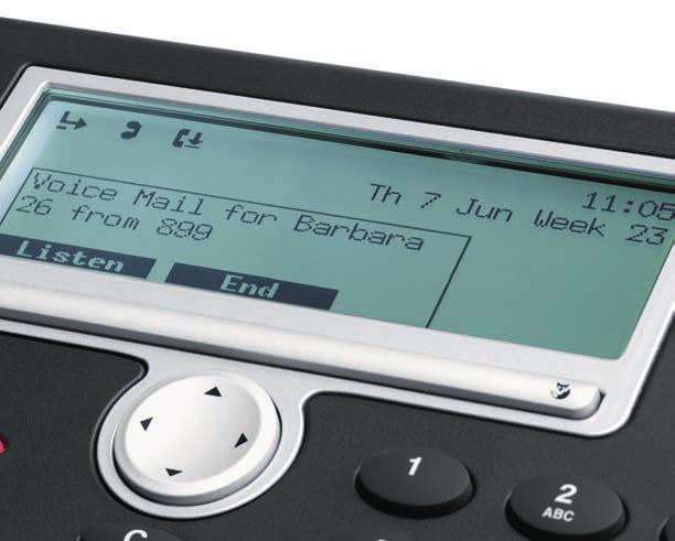 You can also decide how you wish to be informed about new messages: As a message displayed on the screen of the device As a message on the DECT terminal By text message to the mobile phone By mail,