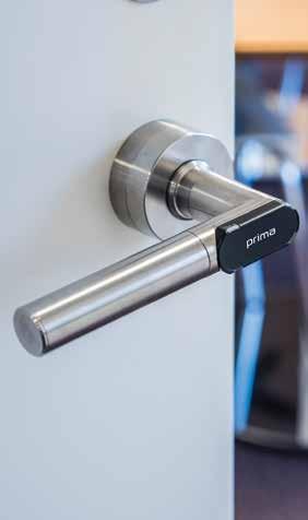 Users can control access through specific doors themselves while using common access tags to gain entry through communal doors.