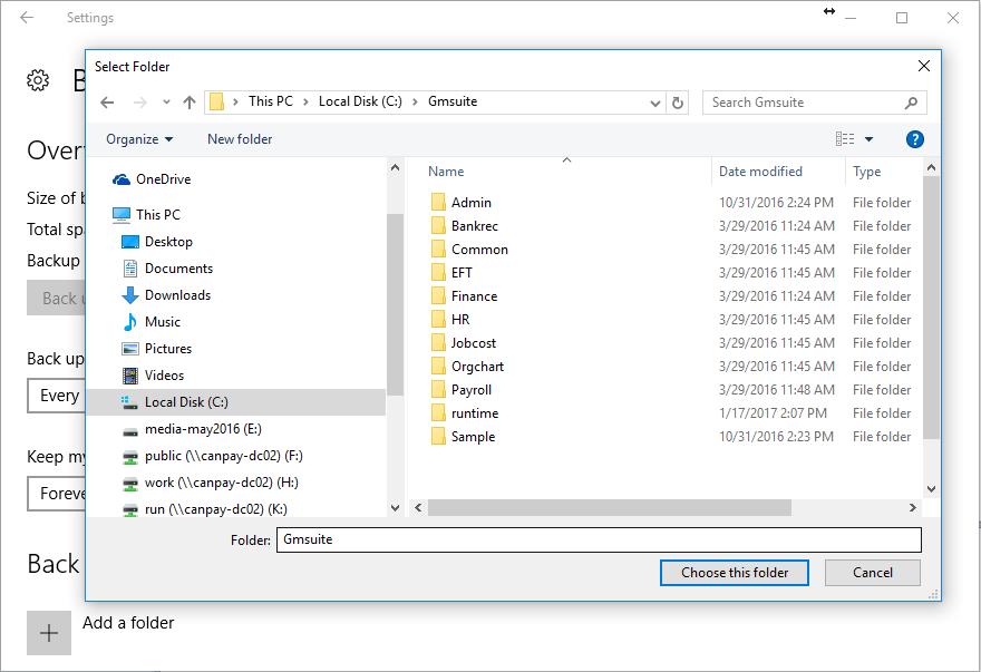10 How To Use GrandMaster Suite 2. When the File History dialog box appears, select the Add a Drive button and then choose the desired backup drive from the list of available options.