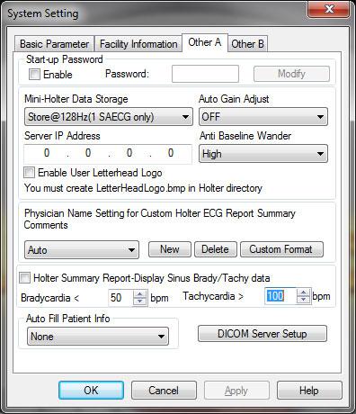 5. CREATING REPORT OUTPUT IN DICOM FORMAT 1. The first step is to input the DICOM server settings.