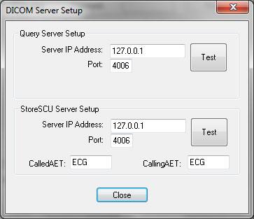 Select the Other A tab, and click on DICOM Server Setup. 2.