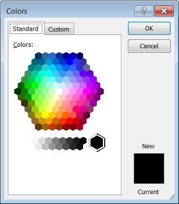 MODULE 6 PRESENTATION 4. Do one of the following: Choose the colour to apply. Click More Colours The Colours dialog box is displayed. Click the colour to apply. Click OK button.