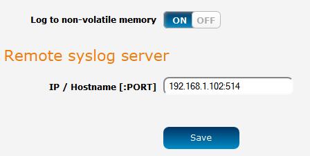 Enable the log to non-volatile memory option When the router is configured to log to non-volatile memory, the log data is stored in flash memory, making it accessible after a reboot of the router.