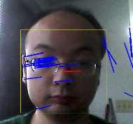 The right image is the version in the OpenCV by using its library which supports CAMshift.