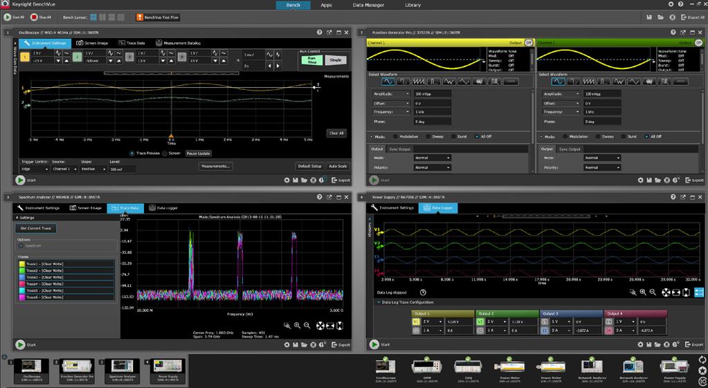 02 Keysight BenchVue Software 2017 (BV0000A) - Technical Overview Simplified Measurement Viewing, Control and Capture Keysight BenchVue software for the PC eliminates many of the issues around bench