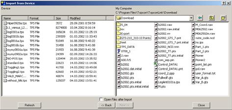 TPS Receivers Fig 3-3. Device and System Files 5.