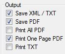 Select output formats. Specify a Save Folder Path. The Save Folder Path is the location where rotor result files will be stored.