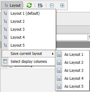 A Field Chooser is displayed at the bottom right corner : By dragging and dropping fields from the Field Chooser anywhere onto the column header row, you can add these as columns.