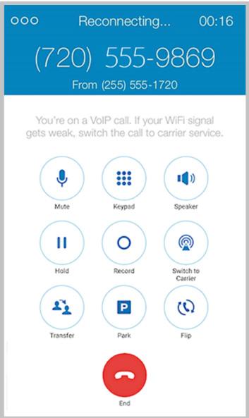 RingCentral Mobile App Guide Network Handoff Reconnecting Sound 101 Network Handoff Reconnecting Sound This feature causes users to hear a connecting sound during network