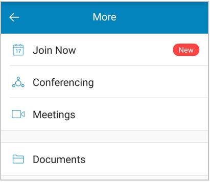 RingCentral Mobile App Guide The Main Menu 23 Documents Tap the Kebab Menu at the top of All