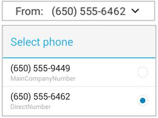 RingOut The RingOut feature allows you to mask your caller ID when making business calls from another phone, such as your personal cell phone.