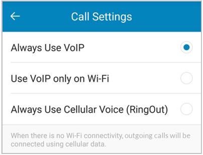 RingCentral Mobile App Guide Application Settings 62 Application Settings Application settings for both users and administrators are accessed by tapping your profile photo to reach the My Profile