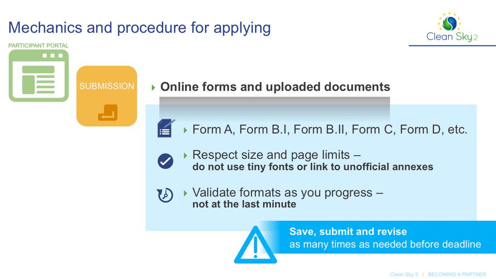 There are several different forms that must be completed in your submission. Some of the forms can be completed online, others should be uploaded into the system.