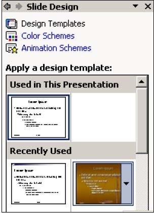 The good news is that once you use a menu item once or twice, that item will automatically appear when you click on that menu again in the same session. How do I start creating a new presentation?