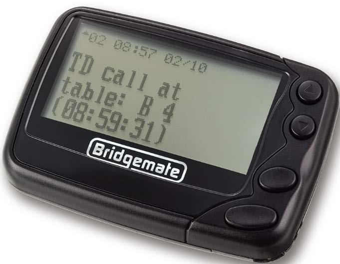 Bridgemate Pager Manual Page 5 Notes: By default, the pager is set to active. To add a pager ID but not make it active, make the settings as desired, then deselect This pager is active.