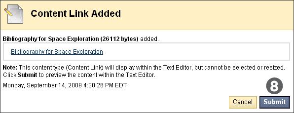 Alternative text will appear when a user moves the mouse over the link and it will be read by screen readers.