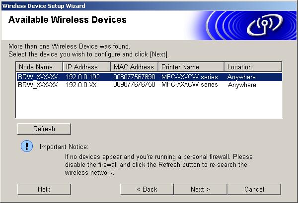 Wireless installation for Windows Item Record the current wireless computer settings Communication mode: (Infrastructure/Ad-hoc) Channel: (1-14) 8 Network name (SSID/ESSID) Authentication method