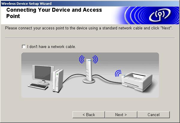 8 For MFC-820CW: Press Menu on the control panel. Press or for LAN and press OK. Press or for Network I/F and press OK. Press or for Wired LAN and press OK. If Reboot OK?