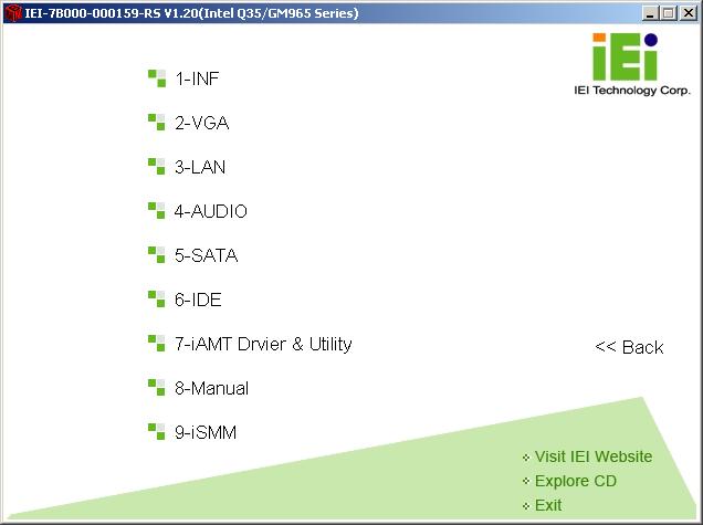 Figure 7-2: Available Drivers Step 5: Select the driver to install from