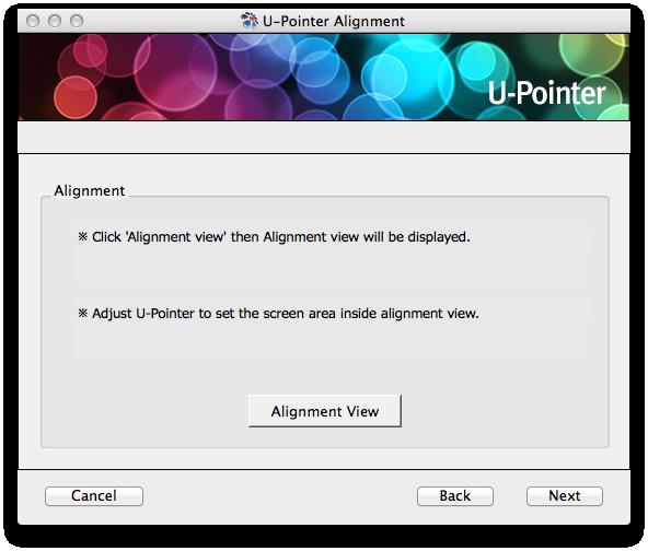 Alignment View : When clicking the Alignment View, the
