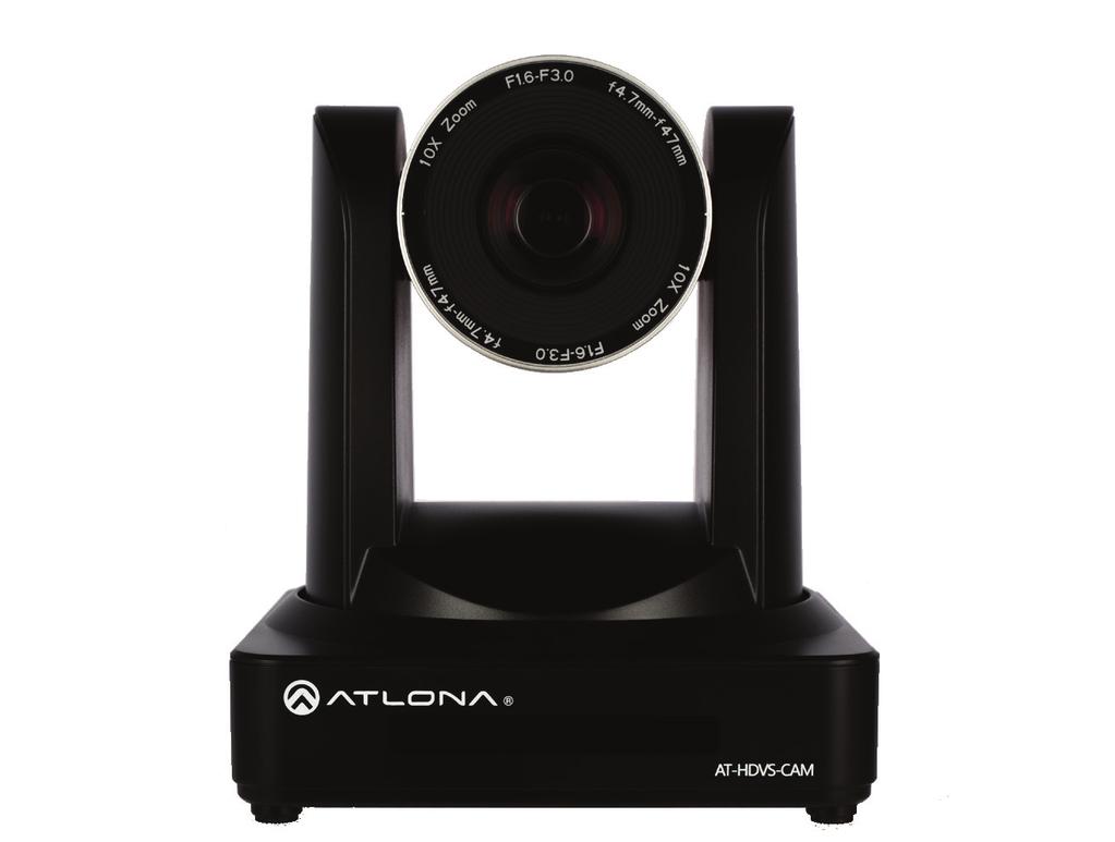AT-HDVS-CAM The Atlona AT-HDVS-CAM is an enterprise-grade PTZ camera designed for use with the AT-UHD-HDVS-300-KIT in soft codec conferencing applications.