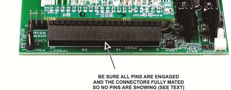 To avoid over-stressing the boards, place the I/O board on a firm surface.