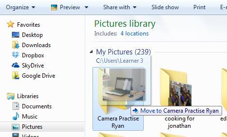 You can have many folders within a folder, creating almost sub-folders and many files within them!