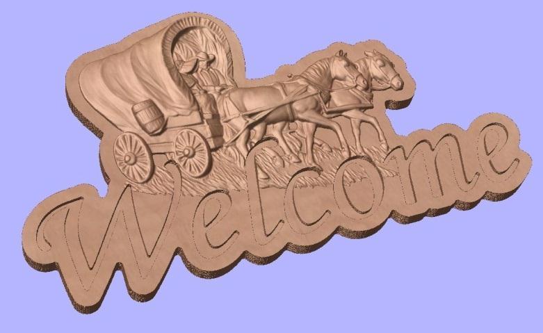 B1 Covered Wagon Welcome Sign Project Overview Tutorial B1A is approx. 7 minutes long.