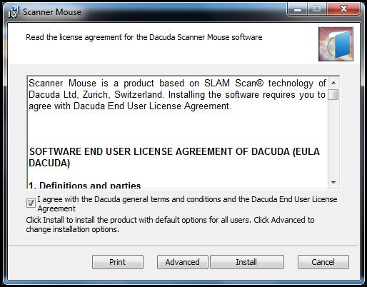 3 Read the License Agreement and check the Agreement check box as shown below. Then click Install to continue.