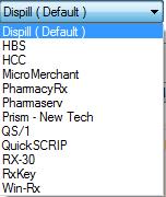 CONFIGURATION ELEMENTS: FILE XFER TAB 1. Pharmacy Logo file: Dispill can be printed with a pharmacy logo and/or info or Text or nothing if preprinted labels are used.