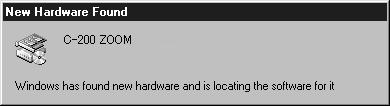 Installing the USB Driver (For Windows 98/98SE users only) 1 2 1 After