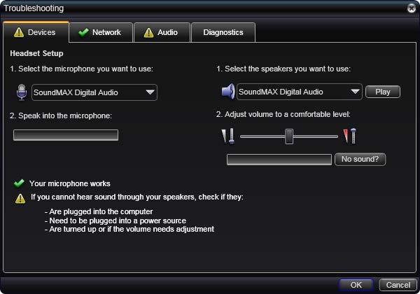 A Troubleshooting Choose Help > Troubleshooting to display the Troubleshooting window.