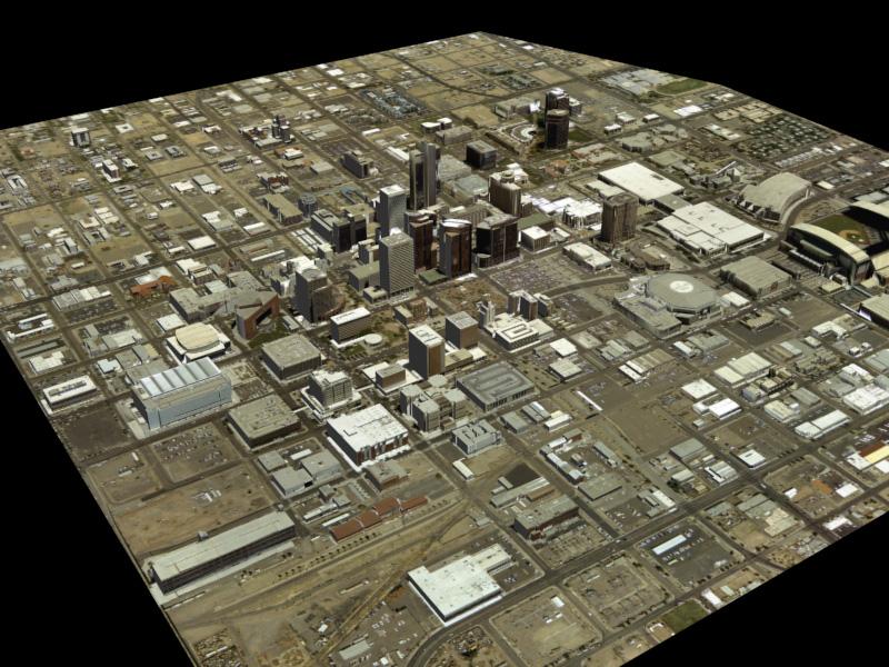 216 Digital Architecture and Construction Figure 5: Figure 6: 3D city model of Downtown Phoenix,
