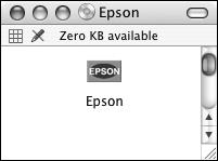Setting Up the Printer 25 You see the Epson installer icon. 3. Double-click the Epson installer icon. 4.