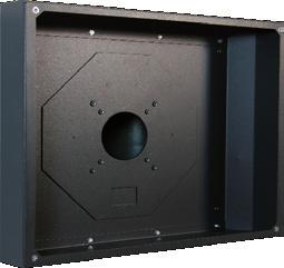 stable wall mount box for on wall mounting on VESA 75/100 Compatibility Mounting compatible with: FM, FMw, FMm FM, FMw, FMm FM FM FM Notes: - - not compatible with multimedia extension - Dimensions
