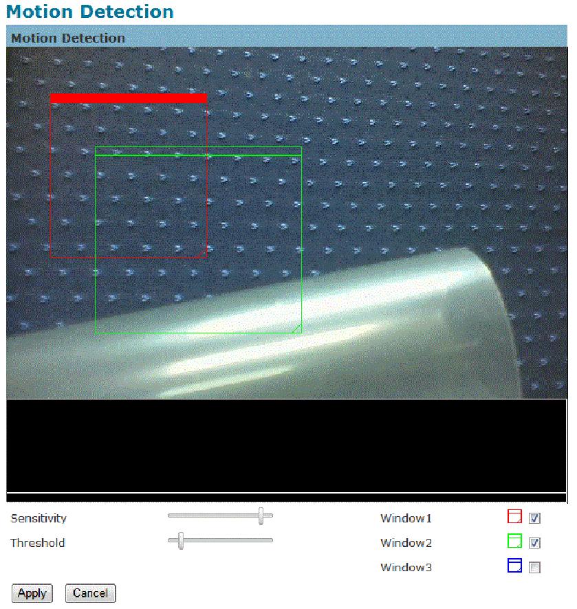 Motion Detection Motion can be detected by measuring changes in the speed or vector of an object or objects in the monitored area.