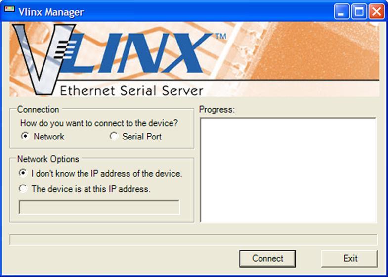 Section 3 - Initial Setup and Connections Installing and Starting Vlinx Manager Vlinx Manager is a Windows-based application used to configure serial servers.