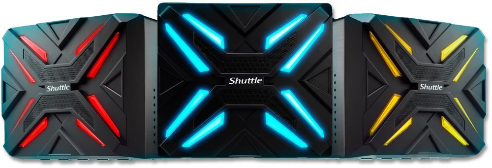 RGB-LED lighting The lighting of the front panel can also be configured with Shuttle's