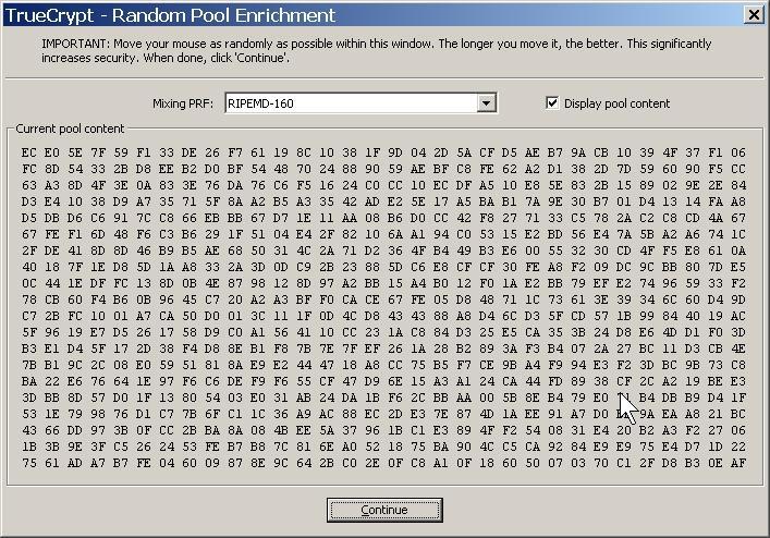 If you enter an incorrect old password, the Password Changer procedure will exit to the native TrueCrypt user