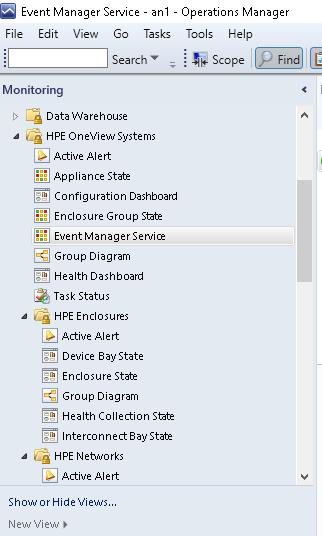 View Health Dashboard Task Status Description A WPF User control, giving the overall health status of individual resources and the discovered instance Shows detailed status information for tasks