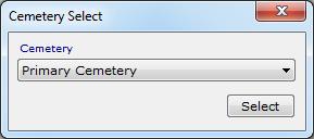 Creating Cemetery Maps 1. From the main application window, choose the feature to Create/Edit Your Map 2.