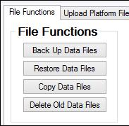 10 CIM GOLDTeller Overview File Functions Teller System > Administrative > File Functions in the CIM GOLD tree view You can easily back up, copy, delete, and restore data files using File Functions