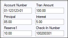 How to... 187 If this is a spread payment (tran code 690) and you need an extra field to enter another amount, such as escrow, click the Spread Payment With Reserve radio button.