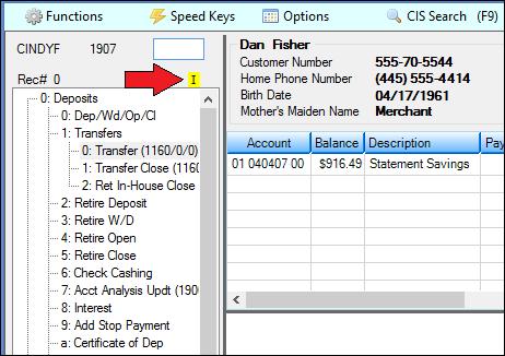 Functions 199 Interrupt a Transaction CIM GOLDTeller Functions menu > Interrupt a Transaction You may have occasions when you need to interrupt a transaction and do something else before returning