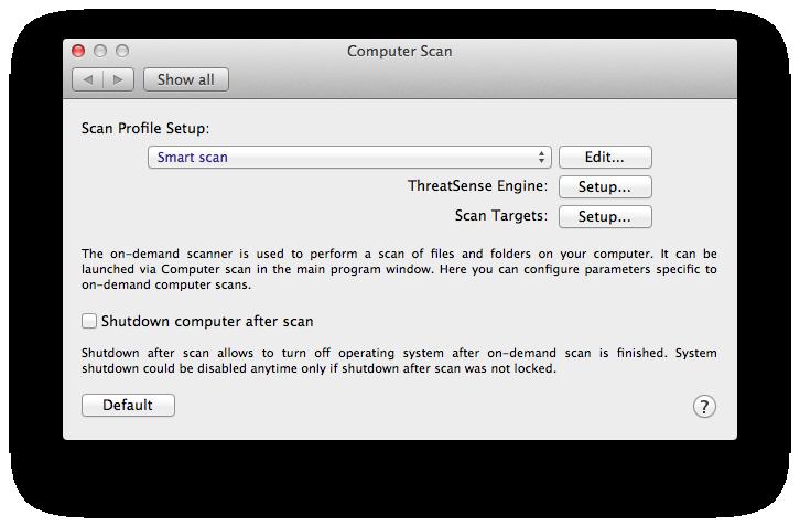 7.1.4.1.2 Custom scan Custom scan allows you to specify scanning parameters such as scan targets and scanning methods.