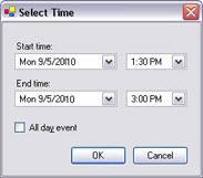 covering the period from 08.30 to 09.30, any associated actions on a recording server placed in New York is carried out when the local time is 08.30 to 09.30 in New York, while the same actions on a recording server placed in Los Angeles is carried out some hours later, when the local time is 08.