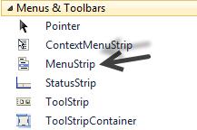 MenuStrip Control To provide access to the functions of an application, you can add menus to a form.