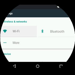 1.8.6 Wi-Fi Test Click on the Settings icon then select
